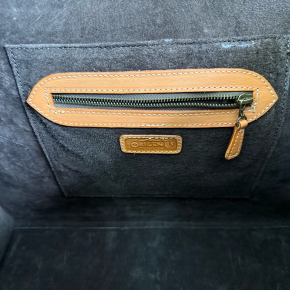 Handcrafted Floral Leather Bag - Brown - Picture 4 of 8